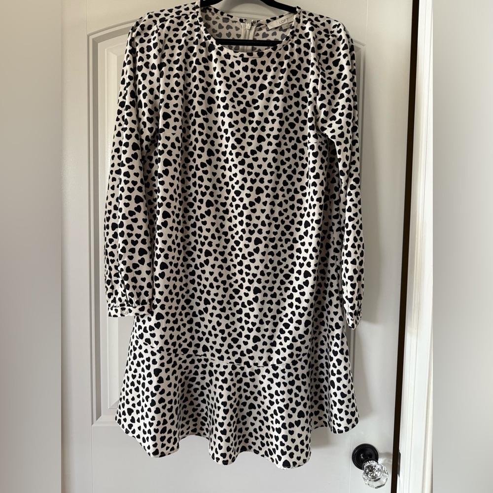 Loft hearts dress/tunic Size M